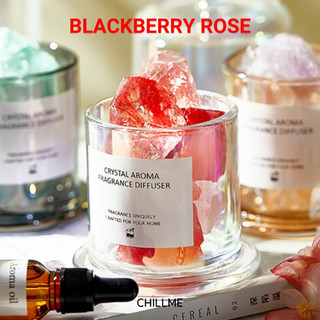 Bộ khuyếch tán tinh dầu Luxury Chillme hương Blackberry Rose đá thạch anh nhẹ nhàng thư giãn