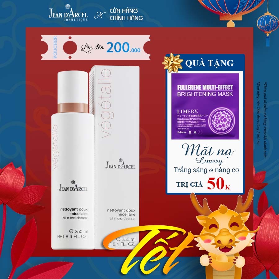 Nước tẩy trang dịu nhẹ Jean D'arcel_All in one Cleanser