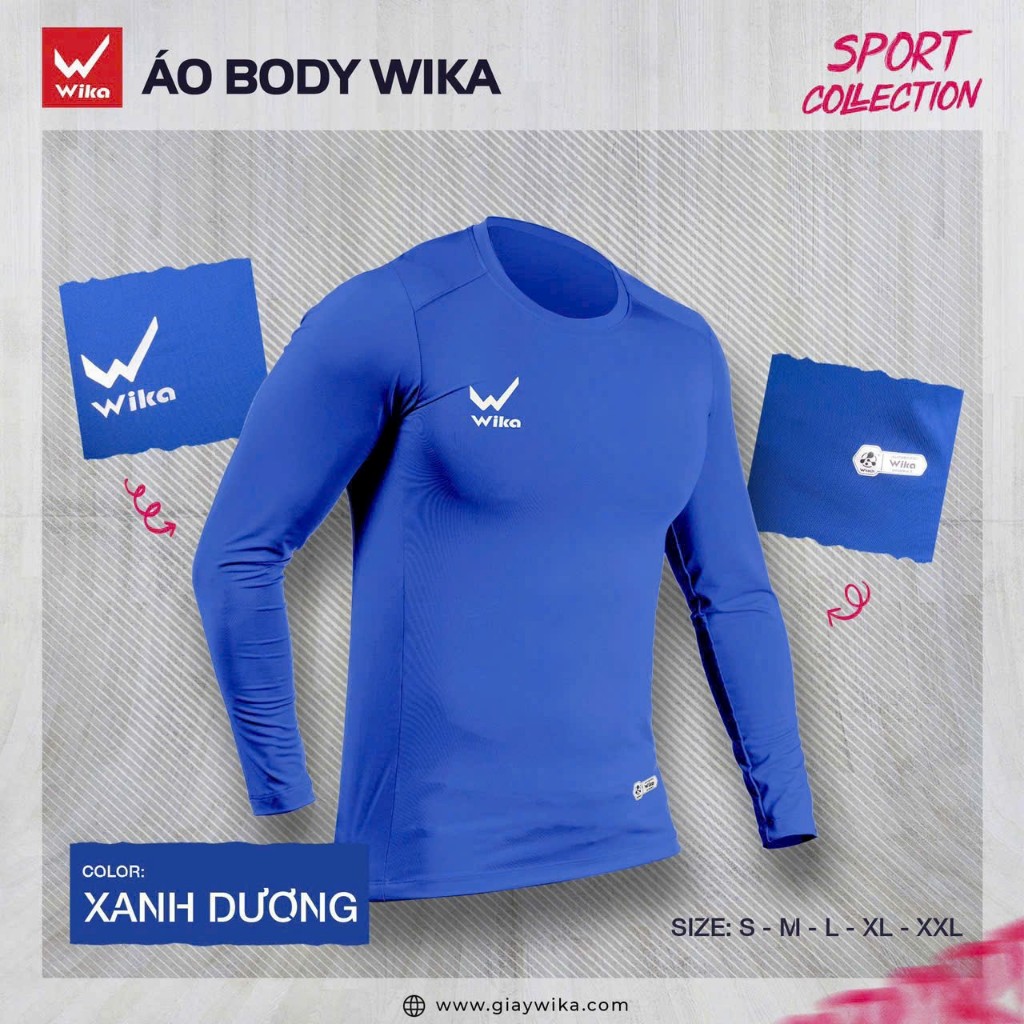 Áo Body Thể Thao Giữ Nhiệt WIKA Co Giãn Thoải Mái Khi Vận Động