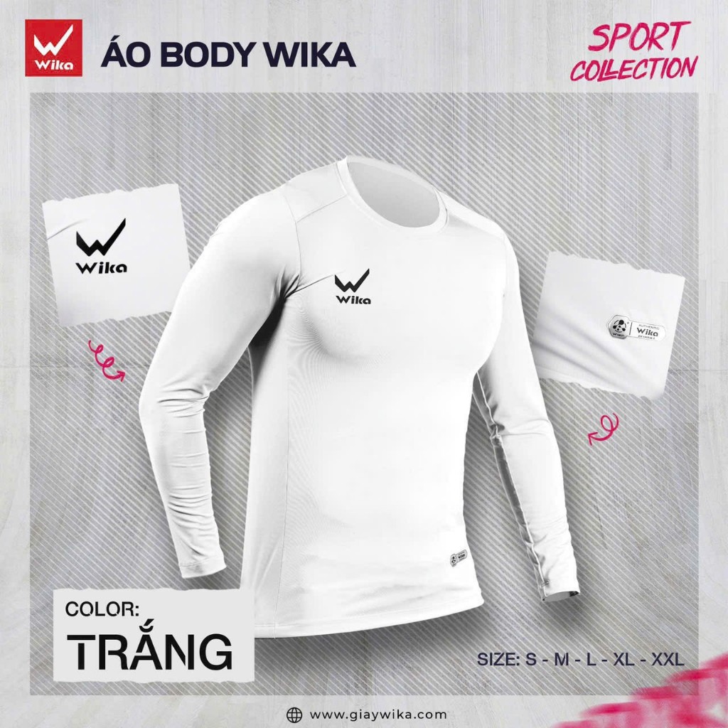 Áo Body Thể Thao Giữ Nhiệt WIKA Co Giãn Thoải Mái Khi Vận Động