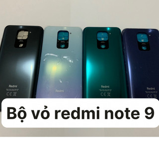 Bộ vỏ điện thoại full zin Redmi Note 9 - Kèm kính camera - Kèm khay sim
