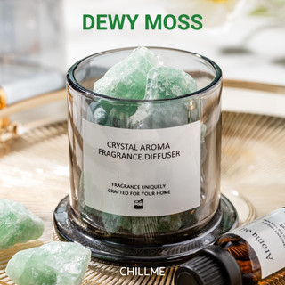 Bộ khuyếch tán tinh dầu Luxury Chillme đá thạch anh hương Dewy Moss độc đáo tươi mới