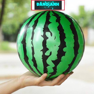 Bóng Cao Su Bơm Hơi Hình Quả Dưa Hấu Size 22Cm - Banh Hơi Vui Chơi Bữa Tiệc Bể Bơi - Chơi Biển