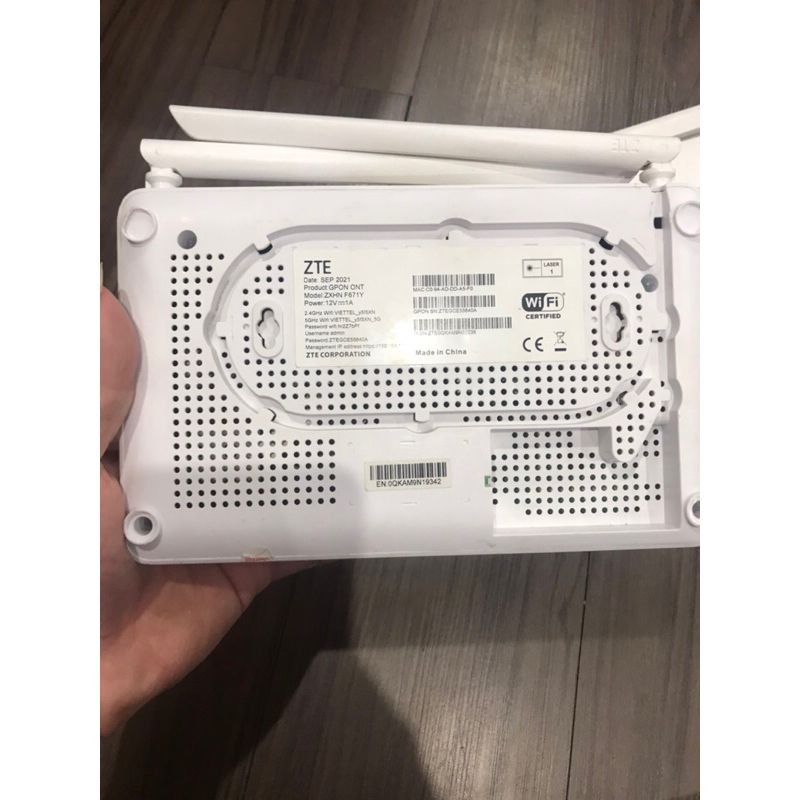 Router Viettel ZTE F671Y, HG8145V5-20