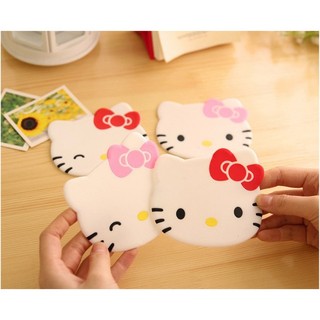 Miếng lót ly hình Hello Kitty siêu dễ thương 🍓🍵