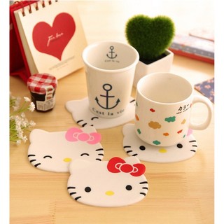 Miếng lót ly hình Hello Kitty