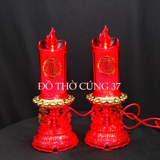 [ 1 Cặp ] ĐÈN CẦY CHIÊU TÀI  MÀU ĐỎ D2 - ĐIỆN
