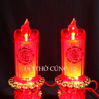 [ 1 Cặp ] ĐÈN CẦY CHIÊU TÀI  MÀU ĐỎ D2 - ĐIỆN