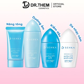 Kem Chống Nắng Senka Perfect UV (Milk / Gel / Essence / Gentle Milk) 40ml-50ml-80ml