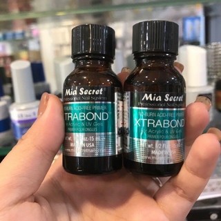 Liên kết bột mỹ mia secret xtrabond chai 15ml, làm bột đắp móng nail thao nhi