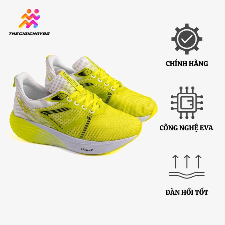 Giày Chạy bộ GOYA Strides 2 - Neon