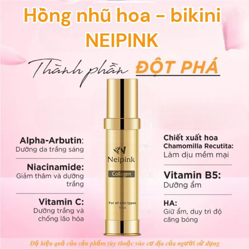 Kem Khử Thâm Làm Hồng Vùng Kín Neipink Cream 10ml