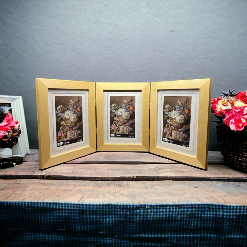 (TẶNG IN ẢNH) Khung ghép 3 bản lề NCFRAME, 13x18 cm