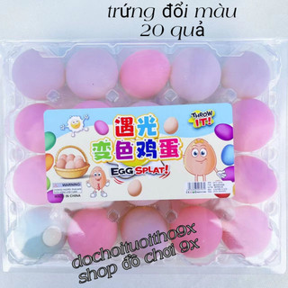 Hộp 20 quả trứng đổi màu ánh nắng
