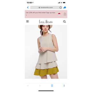 Đầm Love bonito brand sing sz L