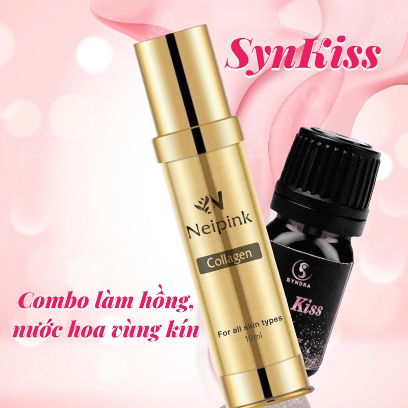 Bộ Sản Phẩm Làm Hồng và Tạo Mùi Thơm -  Kem Hồng Nhũ Hoa và Bikini Neipink Kèm Nước Hoa Vùng Kín Synkiss