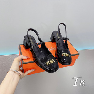 Giày cao gót miu gót vuông 4cm fullbox - cerihouse