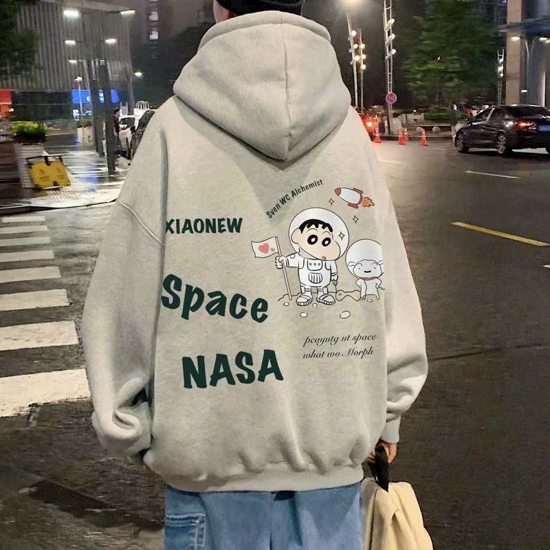 Áo HOODIE tay phồng Form rộng in NASA Phúc Bomber shop.