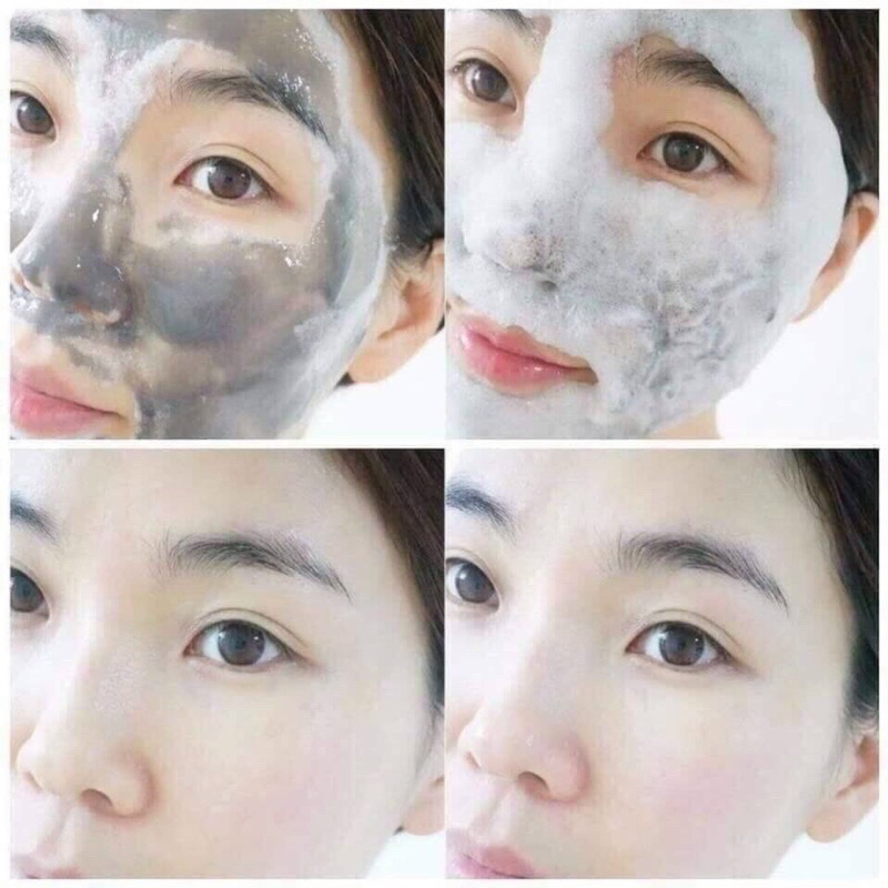 1 gói mặt nạ sủi bọt thải độc Su:m37 màu XÁM 4ml - Hàng chính hãng LG