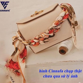 Khăn lụa mix túi xách, thắt nơ, buộc tóc Cinnafa