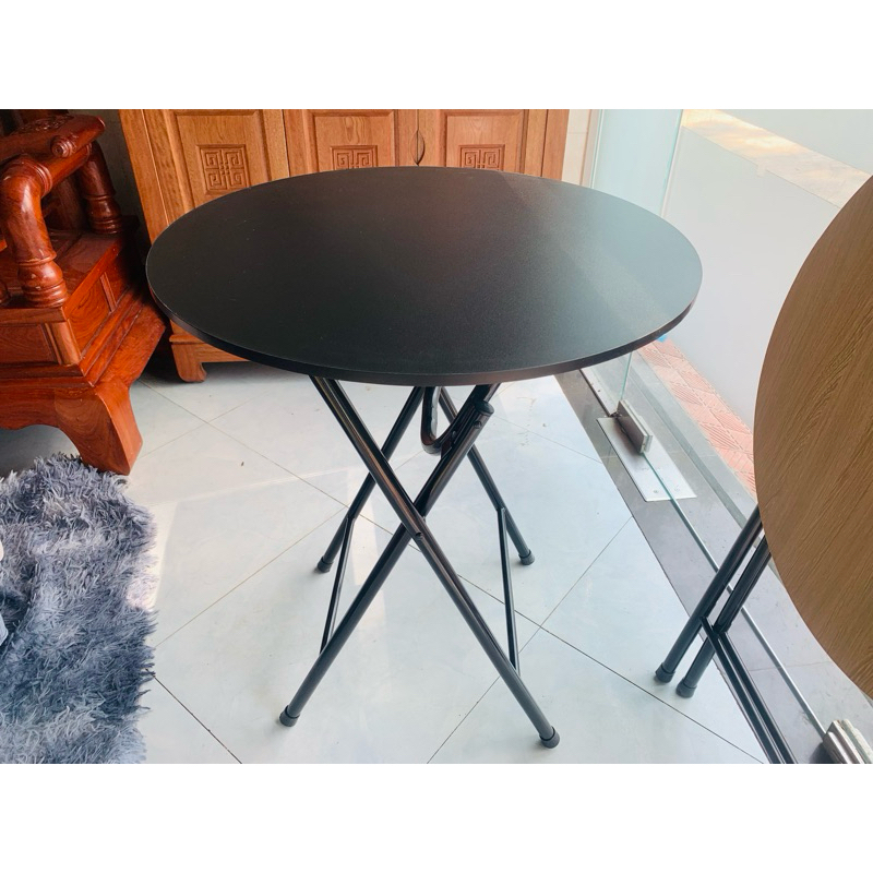Bàn tròn chân cao 71 cm gấp gọn tuyệt đep