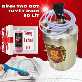 Bình tạo bọt tuyết rửa xe inox 304 đủ kích thước, dung tích 25 lít, 43 lít