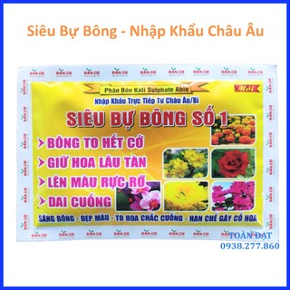 Phân Bón Bông To Hết Cỡ, Siêu bự bông dùng cho hoa kiểng, vạn thọ, hồng...