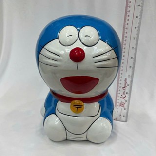 heo đất lợn đất HEO ĐÔRÊMON SIZE LỚN [cao 30 cm ngang 20 cm]