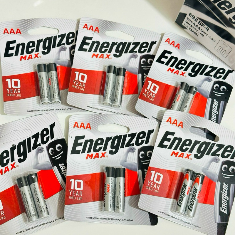 Vỉ p in energizer aa , aaa 1,5v siêu đẹp siêu bền vỉ 2 viên