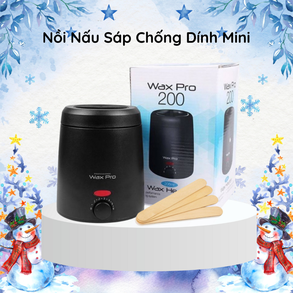 NỒI NẤU SÁP MINI CHỐNG DÍNH TẶNG KÈM QUE GỖ
