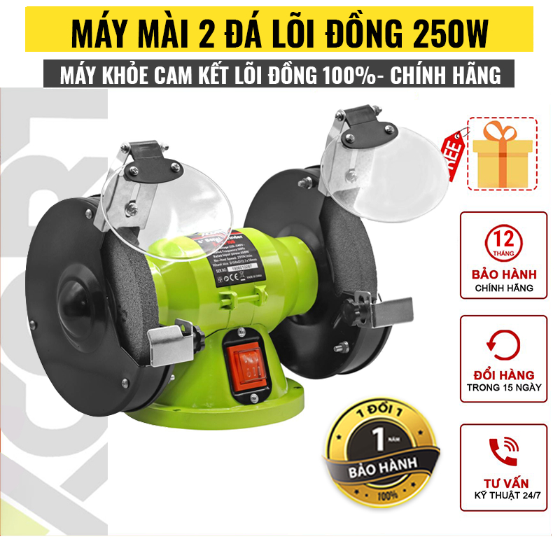 [SIÊU GIẢM GIÁ] Máy mài 2 đá - Máy mài đá Tặng kèm đá