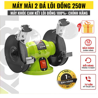 Máy mài 2 đá - máy mài đá tặng kèm đá