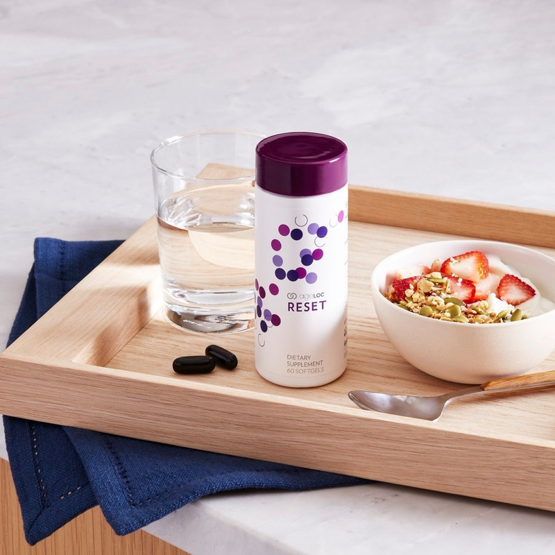 Thực phẩm bảo vệ sức khoẻ Reset Nuskin phòng ngừa bệnh lý do rối loạn chuyển hoá