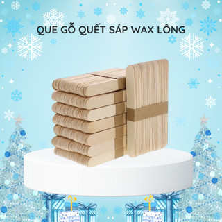 Que gỗ quết sáp wax lông loại to, dày, mịn