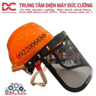 Mũ bảo hộ cắt cỏ, Mũ phát cỏ tấm chắn lưới nhựa cho máy cắt cỏ