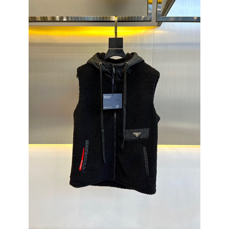 Áo khoác gile Prada cao cấp thu đông 2023 cho nam