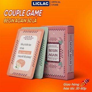  Bộ bài Begin Again dùng cho cặp đôi thấu hiểu nhau hơn Bài Tình Yêu chia sẽ và lắng nge đối phương 