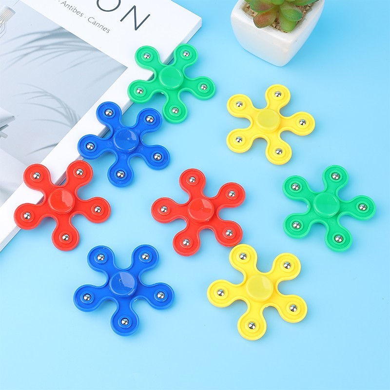 Combo 10 cái Đồ chơi con quay spinner 5 cánh, con quay spinner loại xịn