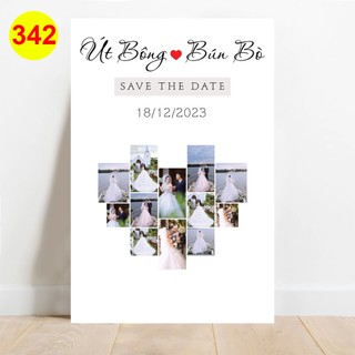 MS 342 - Bảng Welcome trang trí đám cưới