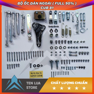 Bộ ốc xe cub 81 hàng đẹp đủ 90%