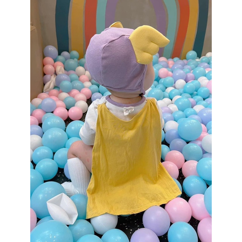 Suit Siêu Anh Hùng Kèm Mũ Cover Cho Bé