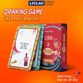 Bộ bài nhậu do or drink like a fish ver small fish gồm 35 lá- drinking game thú vị dành cho nhóm bạn