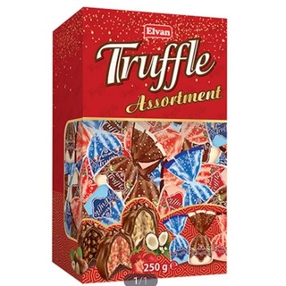 Kẹo Socola Hỗn Hợp Elvan Truffle Assortment Hộp 215G