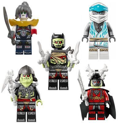 Tách Mini set NINJA CITY 7106 67003 71786 Rồng Băng Của Zane