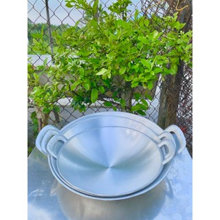 Chảo gang Thái Lan đúc nguyên khối đủ Size