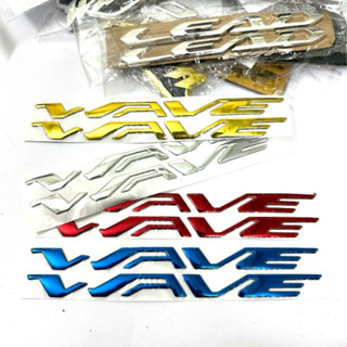 Tem hình dán Wave 3D chất liệu abs cao cấp dán xe wave 50 100 110 rs s dán keo 3M cực chắc chắn