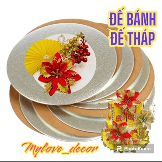 Đế bánh , đế oản tròn, Đế làm tháp bánh loại dày, đế tháp bánh tài lộc,bánh sinh nhật, tráp oản nhiều kích thước