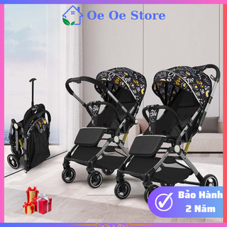 Xe đẩy cho bé 2 chiều, Xe đẩy du lịch tiện lợi cứng cáp chắc bào hành 2 năm - Oe Oe Store