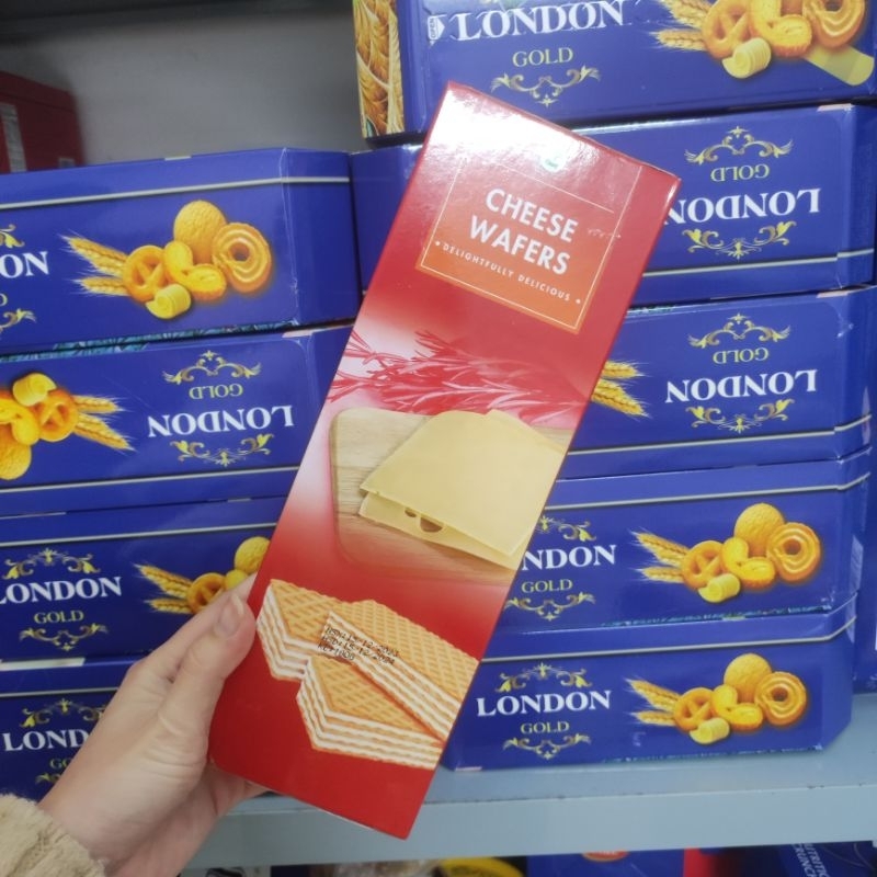 Bánh Xốp Cheese Wafers - 3 màu lên giỏ quà tết đẹp - sẵn hàng giao Hỏa Tốc