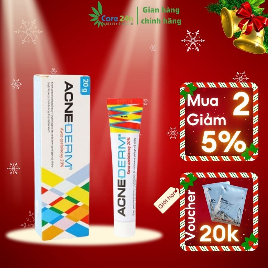 Kem giảm mụn, mờ thâm Acne-Derm Kwas Azelainowy 20% 20g